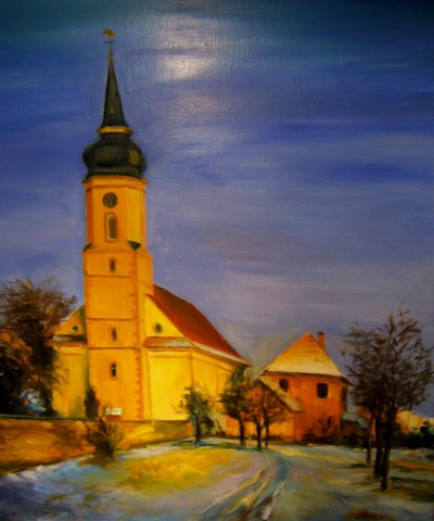 Eglise de Duppigheim en hiver